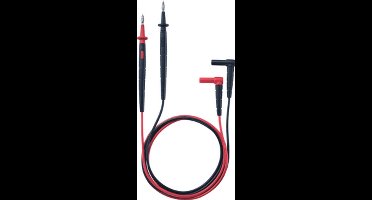 testo 0590 0011 Veiligheidsmeetsnoerenset Stekker 4 mm Testpunt, Banaanstekker 4 mm 1.22 m Zwart, Rood 1 stuk(s)