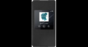 Sony SmartStyle Cover SCR30 - Hoesje voor Xperia Z3+ - Zwart