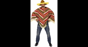 Vegaoo - Mexicaanse poncho voor volwassenen