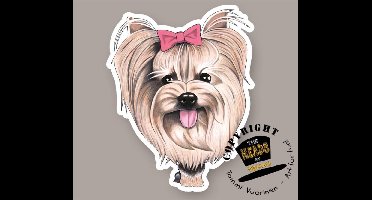 Magneet Hond Yorkshire Terrier