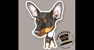 Magneet Hond Miniature Pinscher