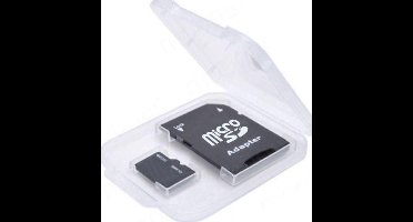 16 GB Claasic microSDHC geheugenkaart met SD Adapter