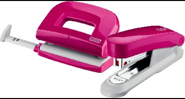 nietmachine/perforator set Novus Evolution E15/E210 pink