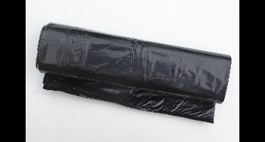 Afvalzak Grijs Plastic - 60 liter - Met Trekkoord - 150 Stuks - 10 x 15 Stuks