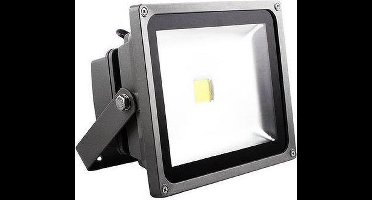 50 watt LED Schijnwerper Koud Wit outdoor zwart