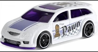 Hot Wheels Checkmate Auto Audacious 6,5 Cm Wit