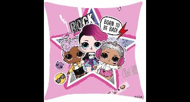 LOL Surprise! Born to be Bad - Sierkussen - 40 x 40 cm - Roze