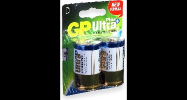 GP - Ultra Plus Batteries - D (151124)