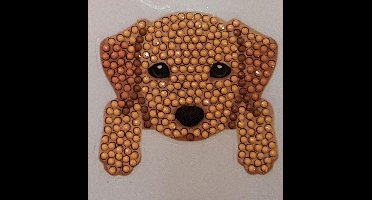 Crystal Art Motif Kit® Hond - Sticker - Inclusief gereedschap