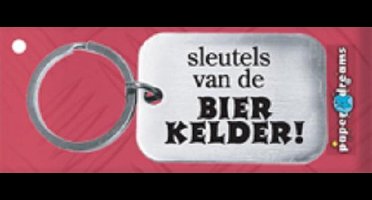 Paper Dreams | RVS Sleutelhanger | Sleutels van de bierkelder!
