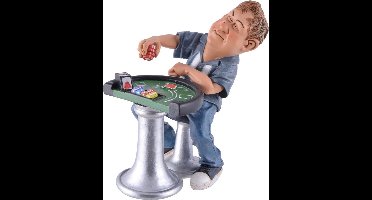 Beeldje - pokerspeler - casino  - speler - Warren - Stratford