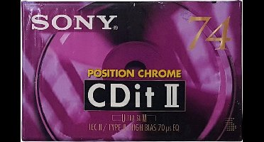 Sony CDit II - Chrome 74 - Cassettebandje