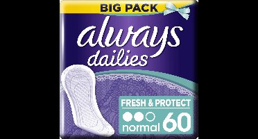 Always Inlegkruisjes Dailies Fresh & Protect Normal 60 stuks