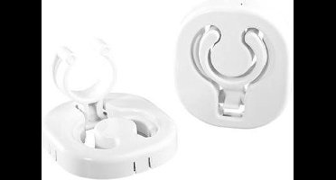 Nuova Rade Opvouwbare Steunclip 30 Mm Wit