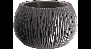 Bloemschaal Plantschaal Sandy Bowl 29cm ANTRACIET Prosperplast