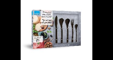 Amefa Celebration Bestekset - Tapas set - 10 delig - Zwart