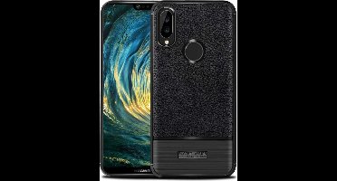 Just in Case Huawei P20 Lite Rugged Armor TPU Hoesje - Zwart