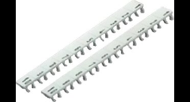 HGR cod rijgklem, wit, opdruk cijfers, codeerrichting vert