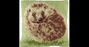 Pako borduurpakket kruissteek kussen - egel - geprint stramien - 003.270 - DIY kit