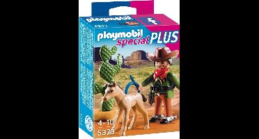 Playmobil Cowboy met wild veulen - 5373