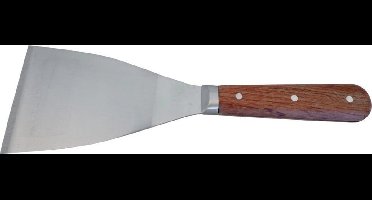 Schildersspatel 60mm rozenh. heft RVS Haromac