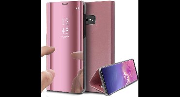 Hoesje geschikt voor Samsung Galaxy S10 - Book Case Spiegel Roségoud
