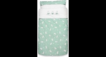 Nijntje - Dekbedovertrek voor ledikant - maat 100 x 135 cm jade