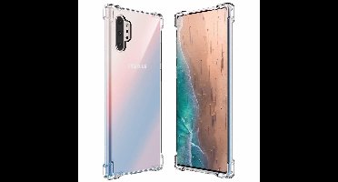 Ntech Hoesje Geschikt Voor Samsung Galaxy S10 Transparant Anti Burst Hoesje TPU Case