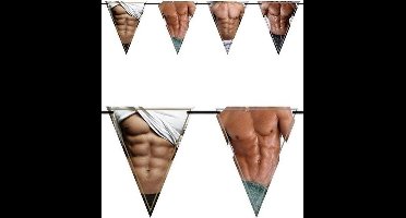 Kinky Pleasure - Verjaardag Slingers - 6 Meter - Mannelijk Lichaam - Sixpack Slingers - Sexy Body Slingers
