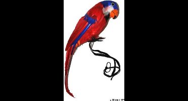 Papegaai decoratief rood