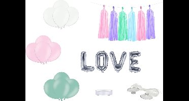 Auto decoratie pakket LOVE mix