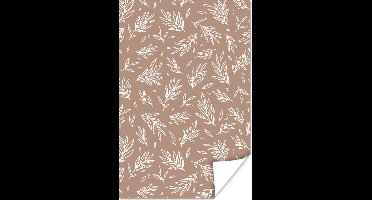 Poster Patroon - Takken - Bladeren - 20x30 cm