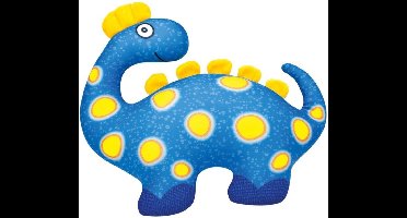Bino Knuffeldinosaurus Junior 33 X 11 X 29 Cm Polyester Blauw