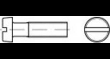 TOOLCRAFT TO-5445459 Cilinderschroeven M3 8 mm Sleuf DIN 84 Polyamide 200 stuk(s)