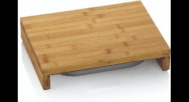 Bamboe Snijplank met RVS lade - Kela | Kenina