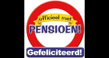 Kroonschild verkeersbord -pensioen