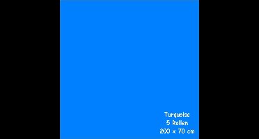 Benza Kaftpapier - Turquoise - 5 rollen
