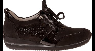 Waldlaufer 980006 zwarte veterschoen dames maat 7