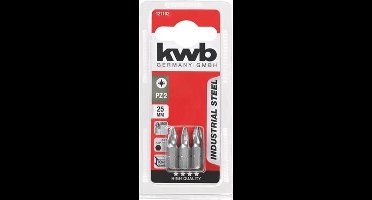KWB - Schroefbits 25mm - 3 stuks - Pozidrive Pz-2