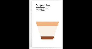 Walljar - Cappuccino - Muurdecoratie - Poster