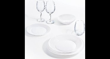 LUMINARC Harena servies met soepkom 18 stuks (soepkom 20 cm)