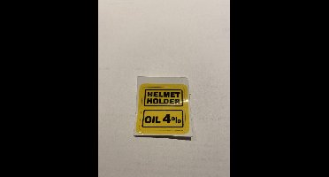 Helmet holder Honda camino 4% sticker
