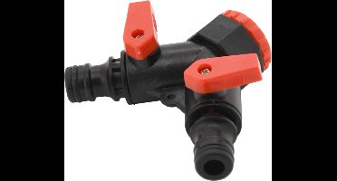 Waterkraan splitter - 2 uiteindes