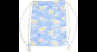 Esschert Design Rugzak Strand 42 Cm Katoen/polyester Blauw