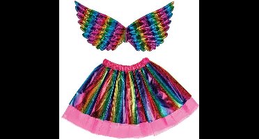 Rubie's Accesoireset Regenboog Engel Meisjes 2-delig