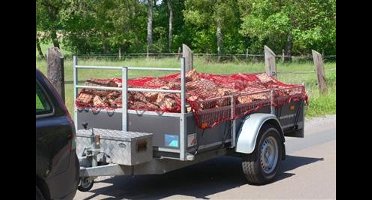 KWB - Aanhangwagennet - 2,7x2 meter - in draagtas