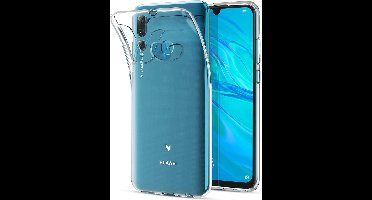 Hoesje Geschikt voor Huawei Y6P 2020 siliconen hoesje - Transparant backcover TPU case