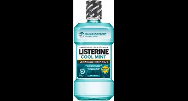 Listerine - Mondwater - Mondspoeling - Cool Mint - Milde Smaak - Zonder Alcohol - 2 x 500 ml