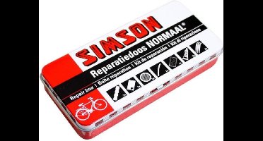 Simson Bandenplakset - Reparatiedoos - 10-delig - Plakset - Compact Doosje