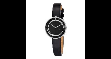 Pierre Cardin Marais CMA.0000 Horloge - Leer - Zwart - Ø 32 mm
